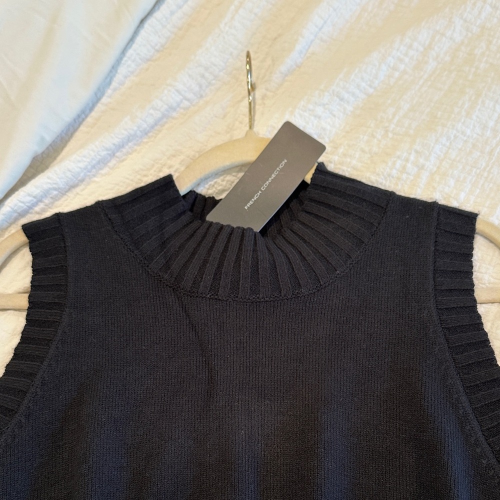 French Connection Women's Black Turtleneck Sweater